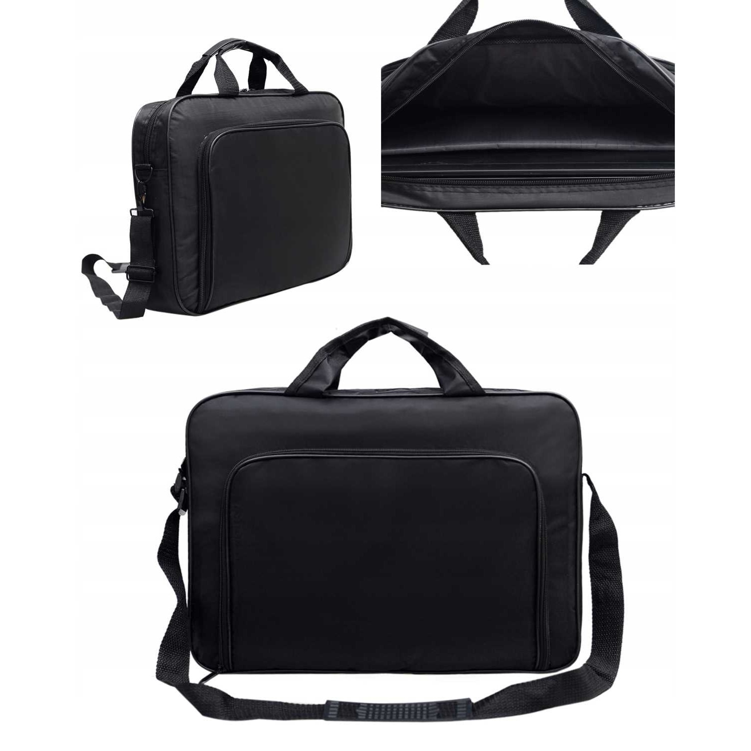 Geanta laptop, Compatibilitate 15.2", Nylon, Negru