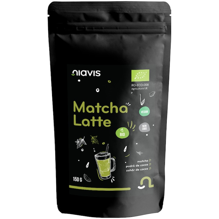 Matcha Latte pulbere Niavis, Ecologica/BIO, 150g