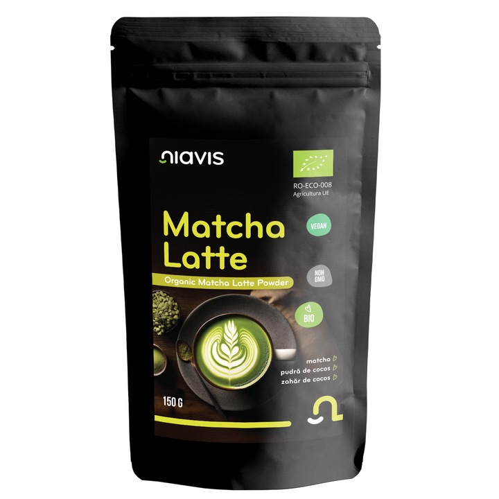 Matcha Latte pulbere Niavis, Ecologica/BIO, 150g
