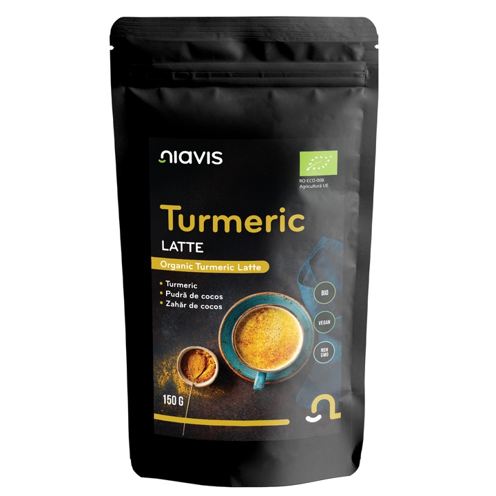 Turmeric Latte pulbere Niavis, Ecologica/BIO, 150g
