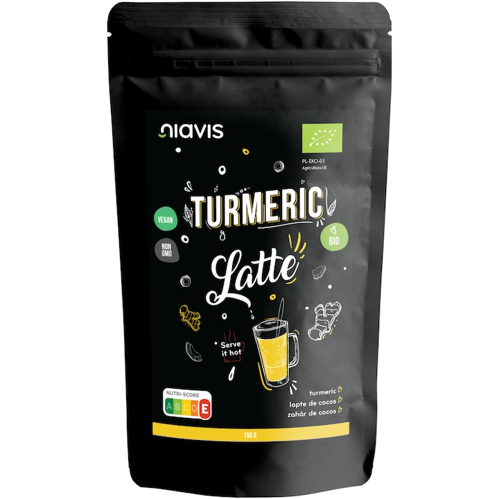 Turmeric Latte pulbere Niavis, Ecologica/BIO, 150g