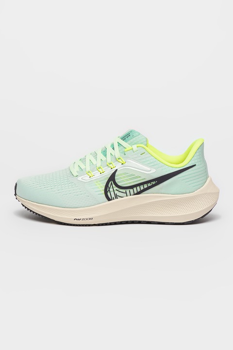 Nike, Pantofi pentru alergare Air Zoom Pegasus 39 Road, Verde deschis