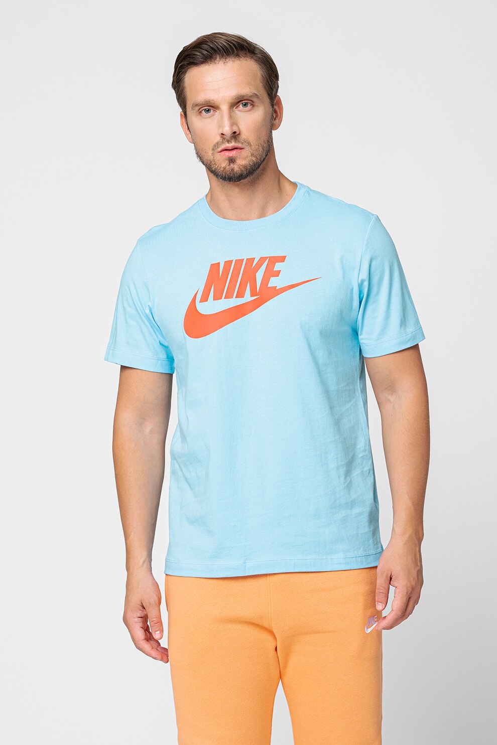 Shop Nike NSW Icon Futura Tee AR5004-499 blue