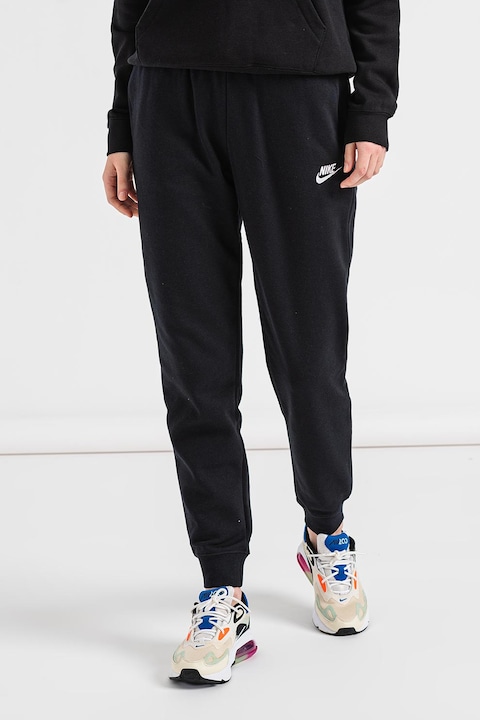 Nike, Спортен панталон с джобове встрани, Черен