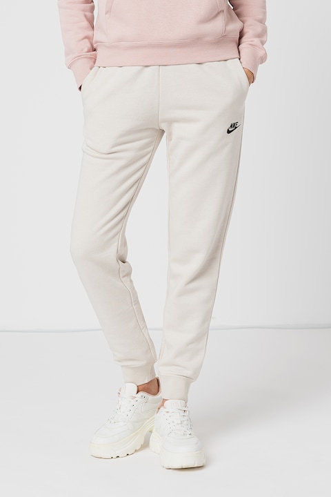 Nike, Спортен панталон Essential с връзки, Светло сив