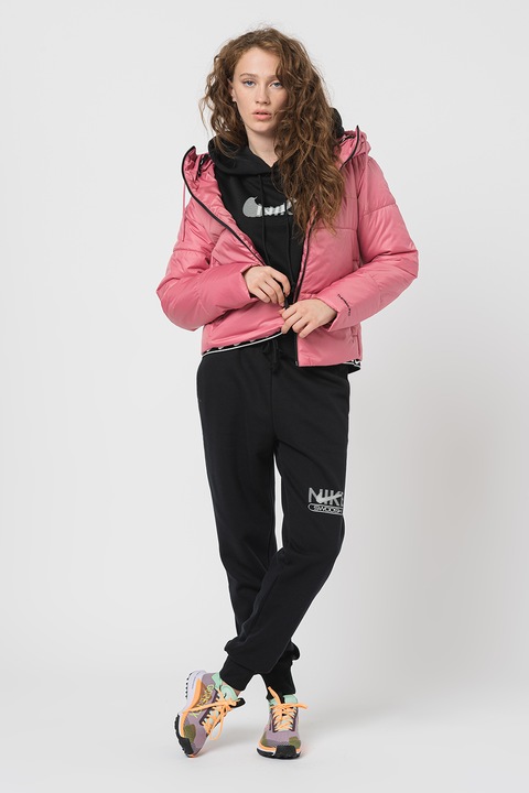 Nike, Therma-FIT Repel kapucnis télikabát, Pasztellrózsaszín