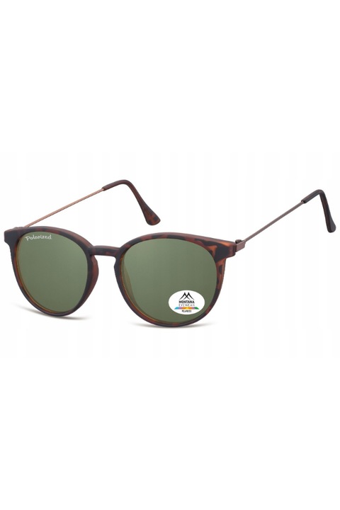 Ochelari de soare unisex, Montana, Polarizati, Maro, Marime Universala