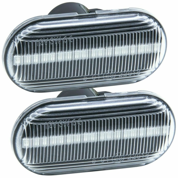 Set de 2 Lampi semnalizare laterala LED pentru Renault Laguna I, Trafic II, Master II, Kangoo I, II, Clio 1,2, Megane 1, Scenic 1, Twingo