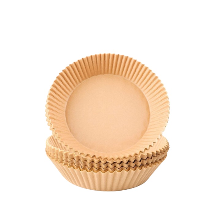 Set hartie de copt pentru friteuza Jund, 50 piese, natur, 16 x 4,5 cm