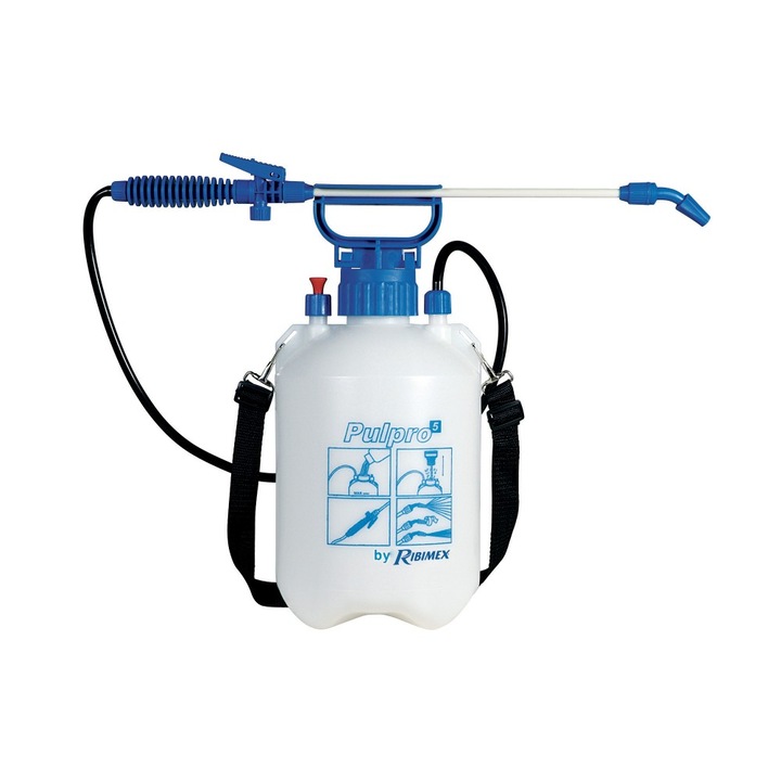 Pompa de stropit cu presiune, capacitate 5,5 L, Ribimex, PRP049P