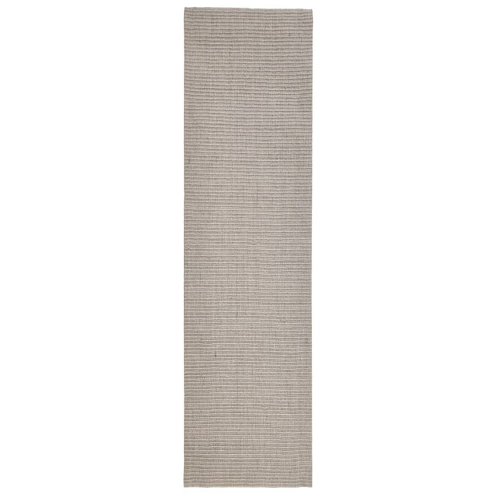 vidaXL homokszínű természetes szizálszőnyeg 80x300 cm 136362