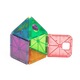 Set de construit magnetic, 48 de piese, Magna-Tiles Clear Colors