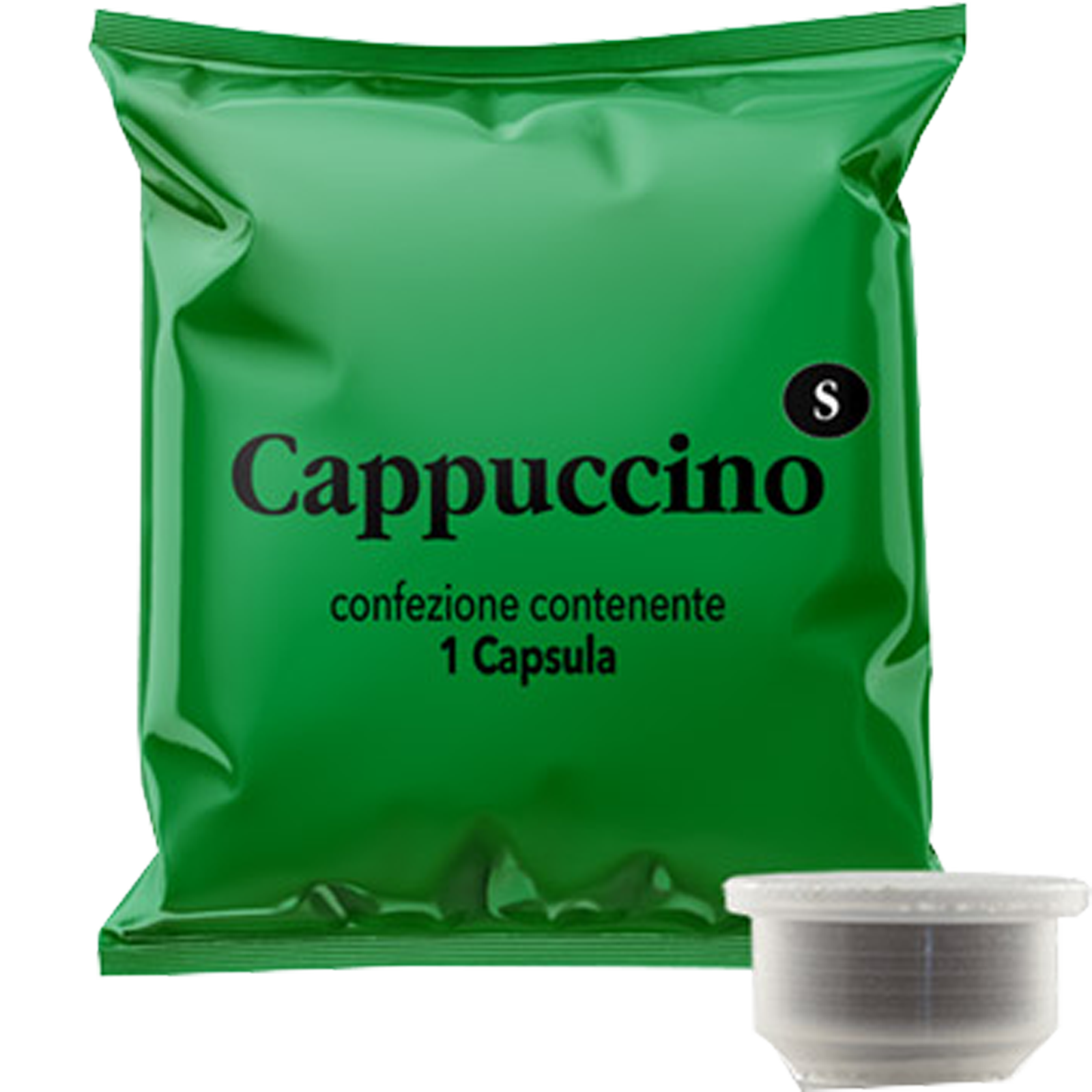 Set 50 capsule Cappuccino, compatibile La Capsuleria 