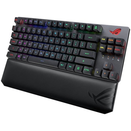 ASUS ROG Strix Scope RX TKL Deluxe X807 vezeték nélküli billentyűzet, HU, piros