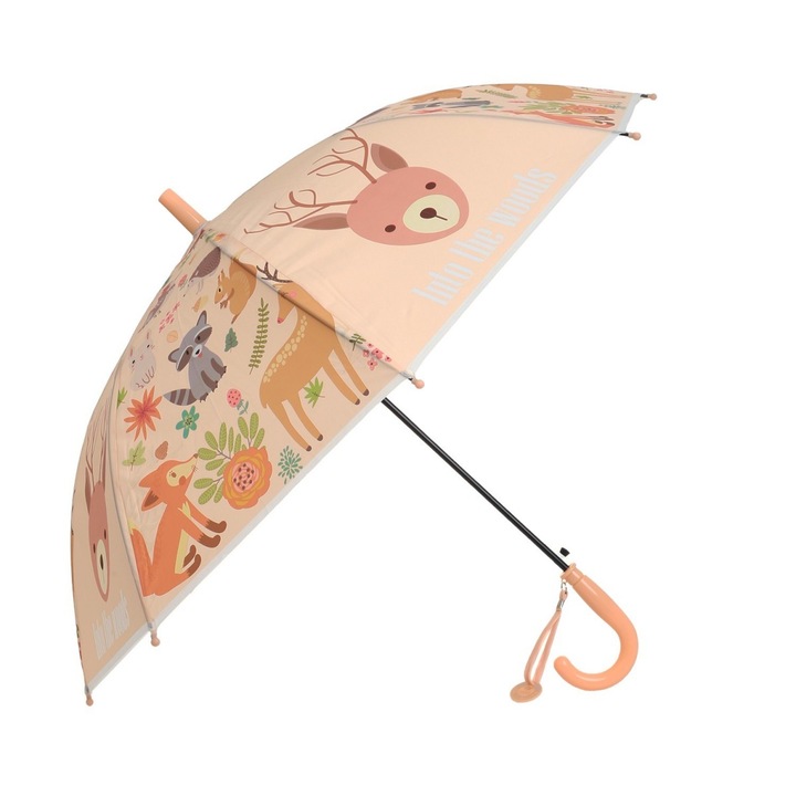 Automata gyerek esernyő PAMI címkével, U-621-345, 50 cm, 8 küllős, 50 cm, Barna