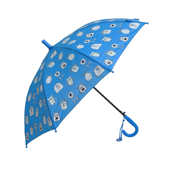 Automata vízérzékeny gyermek esernyő PAMI, U-621-347, 50 cm, 8 küllős, 50 cm, Kék