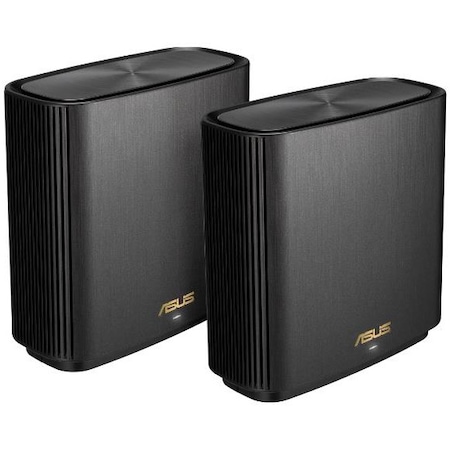 Sistem Wi-Fi Mesh ASUS ZenWiFi XT8 (B-2-PK), AX6600, Tri-Band, acoperire 510m², Quad-Core 1.5GHz CPU, 256MB/512MB Flash/RAM, 2.5G port, AiProtection Pro, Adaptive QoS, VPN server/client, IPTV, OFDMA, Beamforming, AiMesh