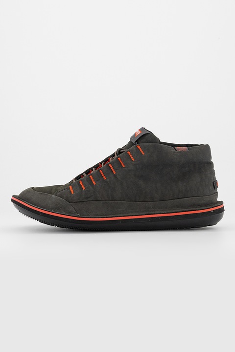 Camper, Pantofi sport cu garnituri de piele Beetle 1645, Gri antracit