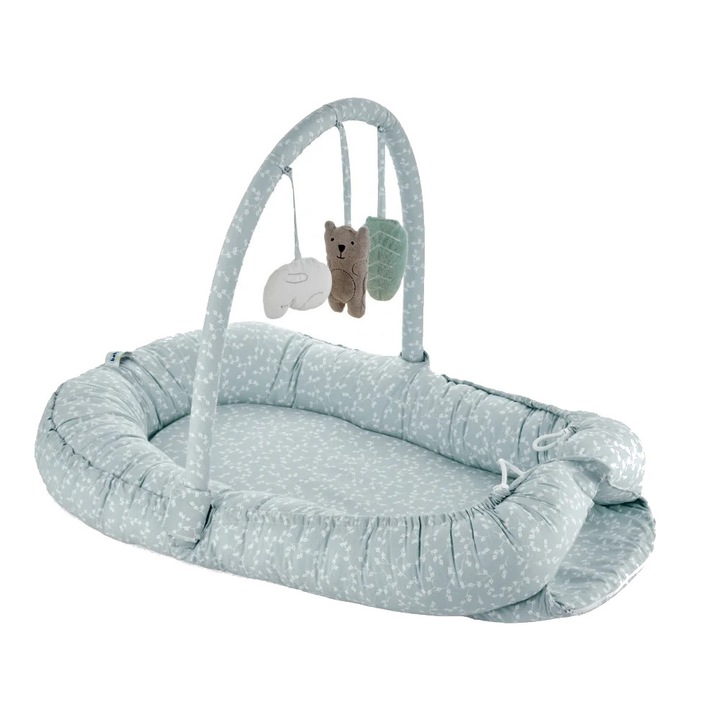 Матрак Baby Nest, С лост за играчки, Зелен