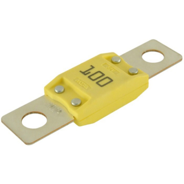 Siguranta auto, mPartner, 100 A, Galben