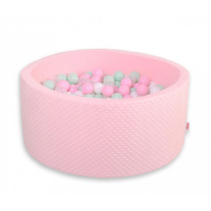 Сух басейн с 200 топки 90х40 см Розов