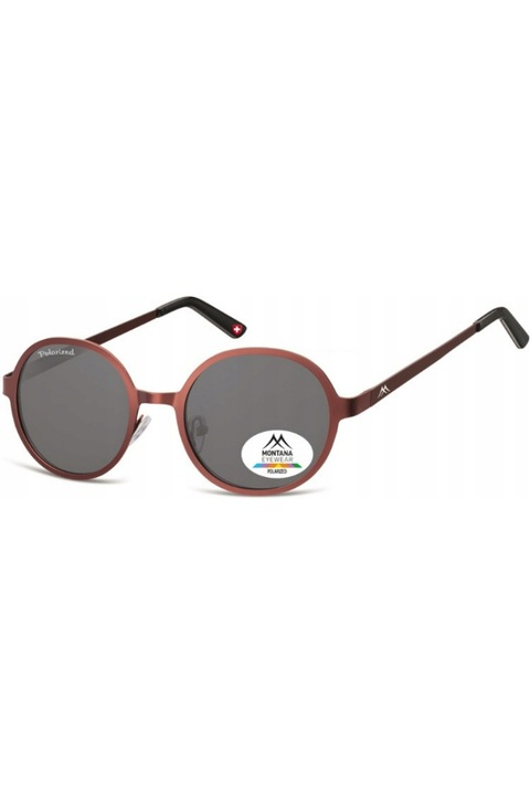 Ochelari de soare unisex, Montana, Polarizati, Maro, Marime Universala