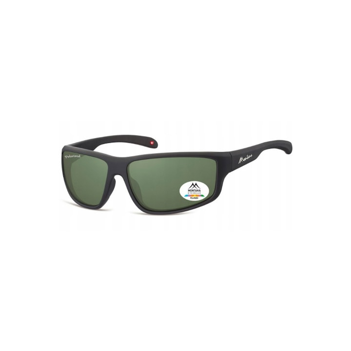 Ochelari protectie pentru ciclism, Montana, Lentila polarizata, Negru