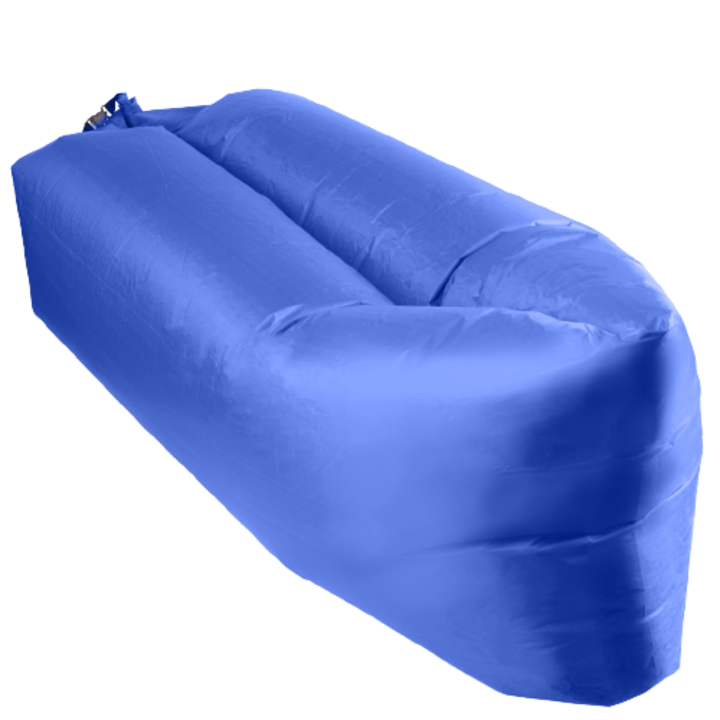 Saltea Auto Gonflabila tip sezlong pentru Camping sau Plaja, Bleumarin, 230 x 70cm, MCT-CA14