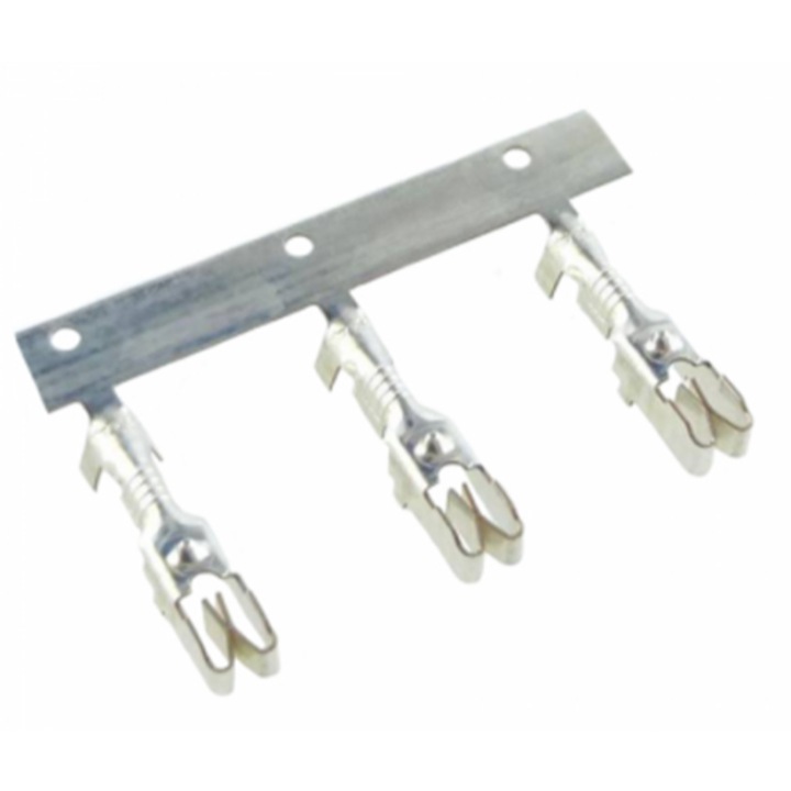 Set 100 Conectori, mPartner, Tip UNI F630 MTA, 0.5 - 1.5 mmp, Argintiu