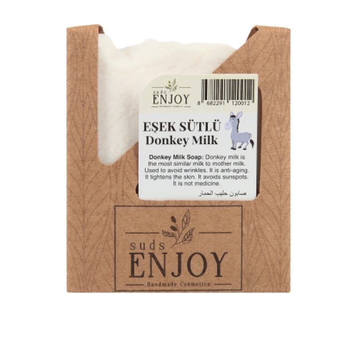 Натурален сапун от магарешко мляко, Suds Enjoy, 100 гр