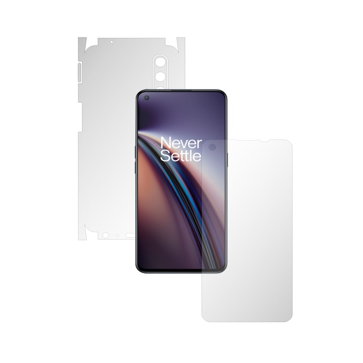 Teljes testű iSkinz önregeneráló fólia OnePlus Nord CE 5G-hez – Láthatatlan Skinz UHD, 360 fokos vágás, ultratiszta szilikon képernyővédelem, hát- és oldalburkolatok, átlátszó tapadó bőr