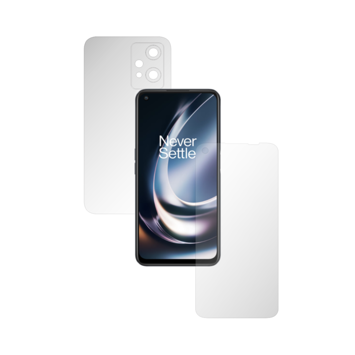 iSkinz Фолио за цяло тяло за OnePlus Nord CE 2 Lite 5G - Invisible Skinz HD, Simple Cut, Ultra-Clear Silicone Protection for Screen and Back Cover, Transparent Adhesive Skin