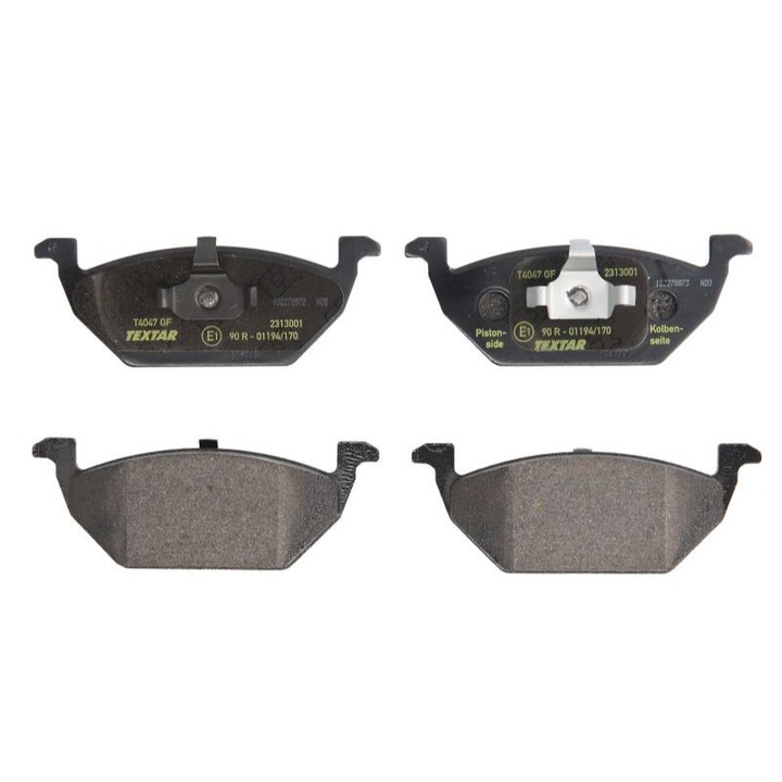 Első fékbetét garnitúra, Audi, Seat, Skoda, Volkswagen, 2313001 Textar