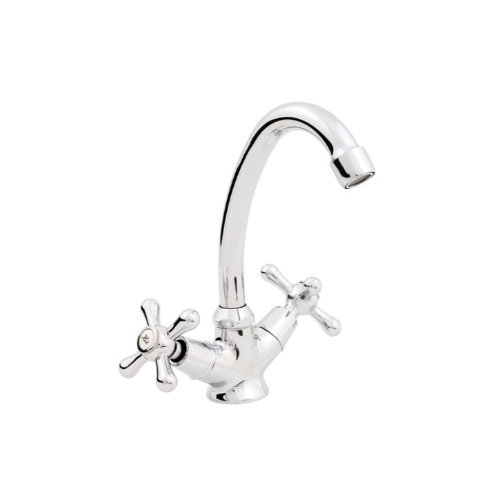 Baterie pentru baie, Alama, Argintiu