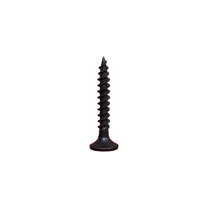 Set de 1000 de suruburi pentru placi de gips-carton Koelner, pentru metal, negru, 3,5x25 mm