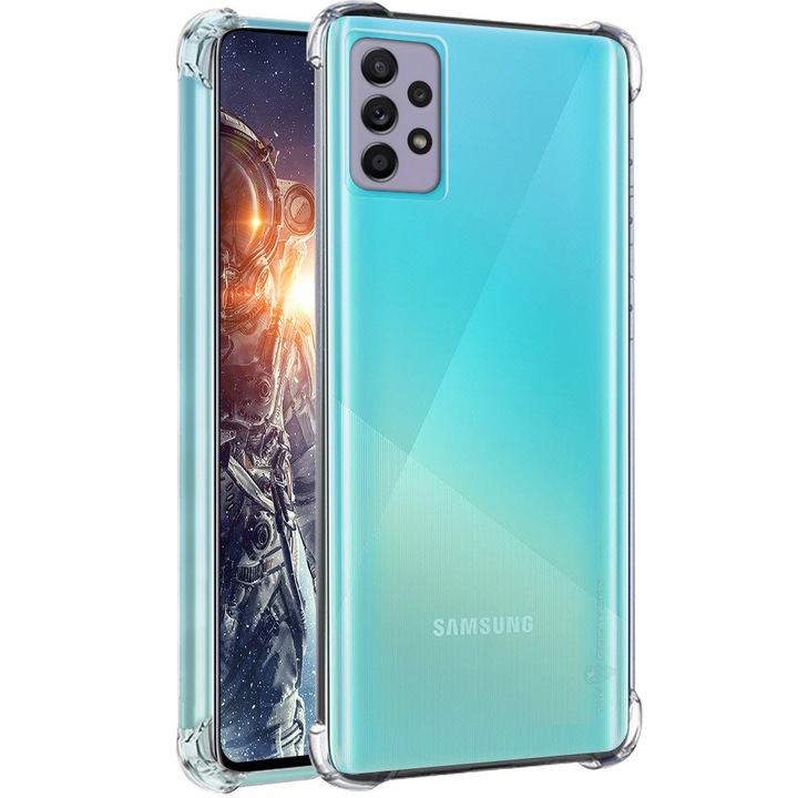Samsung Galaxy A52 / A52 5G / A52s 5G Telefontok - ütésálló átlátszó tok