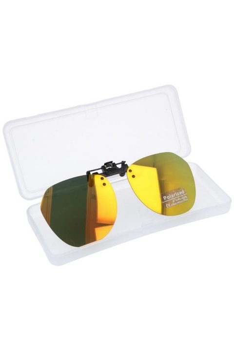 Lentile polarizate pentru ochelari unisex, Stylion, Auriu, Marime Universala