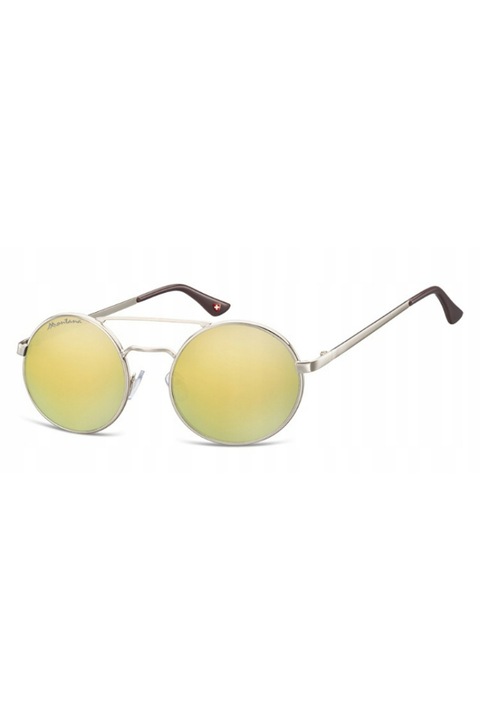 Слънчеви очила, Монтана, Метал, Зелено/Сребристо, Универсален размер