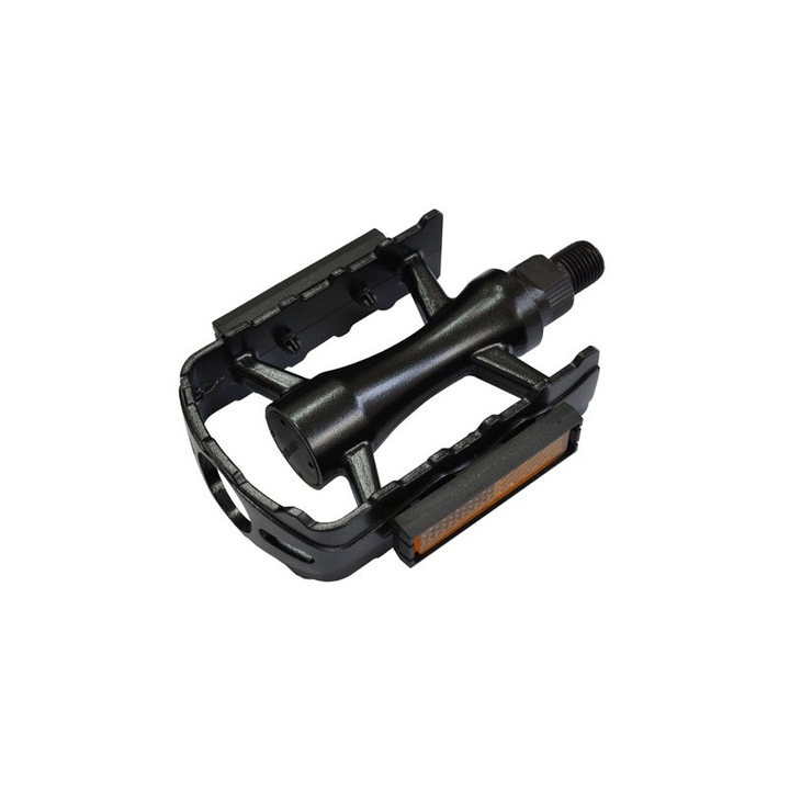 Set pedale Union SP-610 EDB 1-piece aluminiu negru filet 9/16"