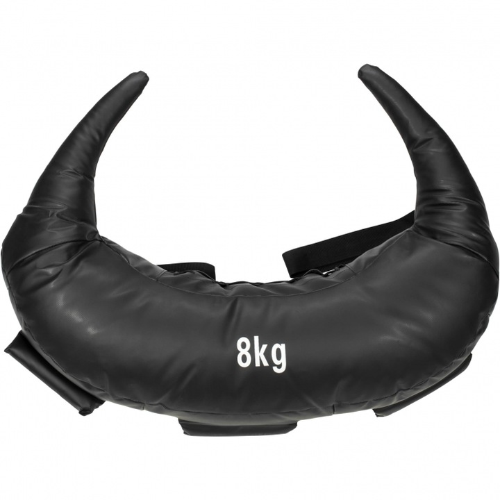 Sac bulgaresc, Gorilla Sports, Negru, 8kg
