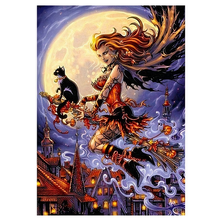 Set de broderie cu diamante 5d 30x40cm, Pictura 5D157, Multicolor