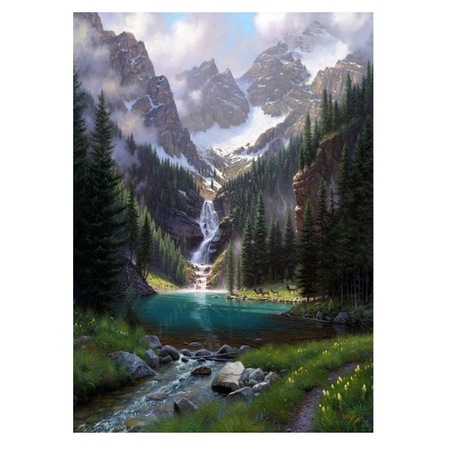 Комплект диамантена бродерия 5d 30x40cm, Картина 5D235, Многоцветен ...