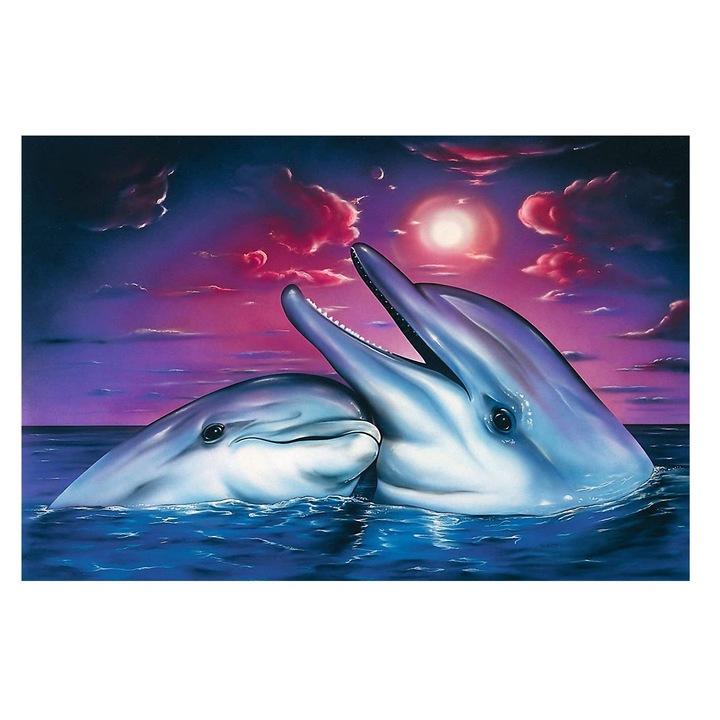 Set de broderie cu diamante 5d 30x40cm, Pictura 5D191, Multicolor