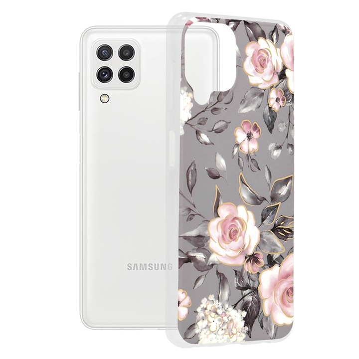 Кейс за Samsung Galaxy A22 4G, Полиуретан, Bloom of Ruth Gray