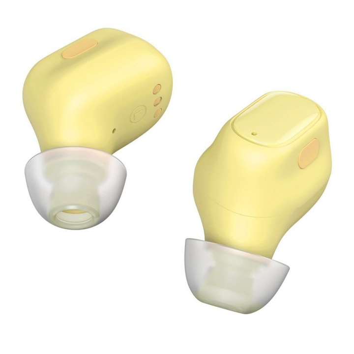 Casti, Baseus, Encok WM01 TWS, Galben