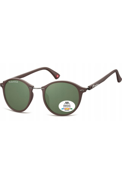 Ochelari de soare, Montana, Verde/Maro, Marime Universala