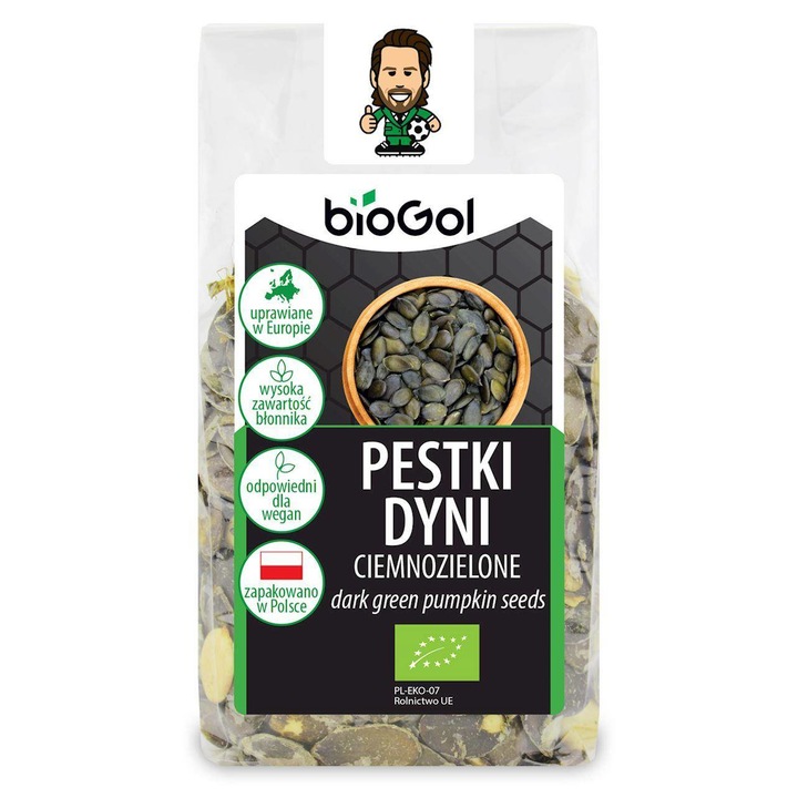 Seminte de dovleac verde, Bio, 150 g