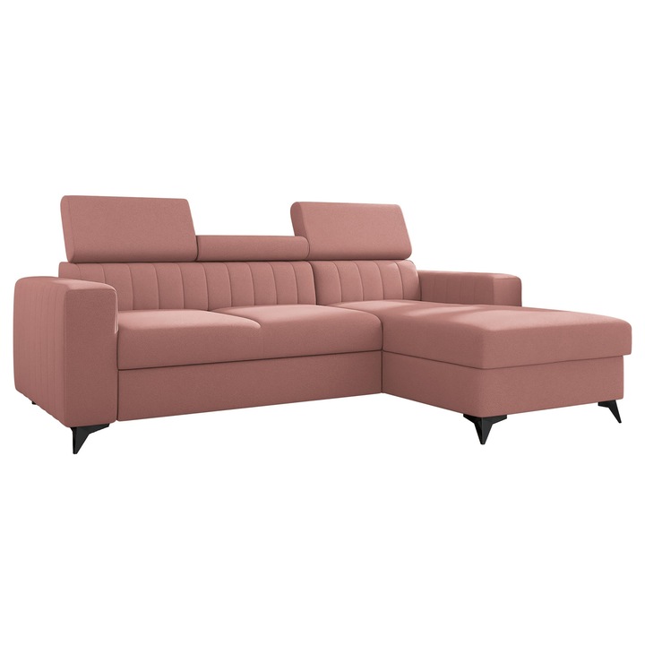 Coltar Levioseno, MIRJAN24, dreapta, rosu, 236x172x102 cm