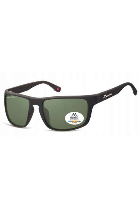 Ochelari de soare unisex pentru condus, Montana, UV400, Negru, Marime Universala