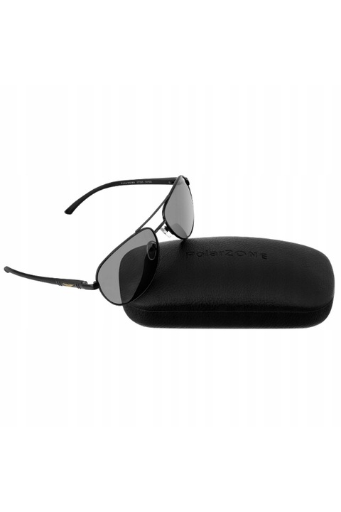 Ochelari de soare pentru condus, PolarZone, Lentile polarizate, Negru